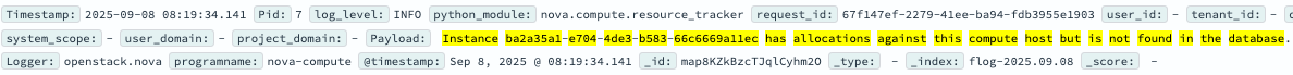Log Output