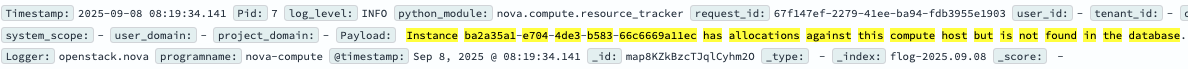 Log Output